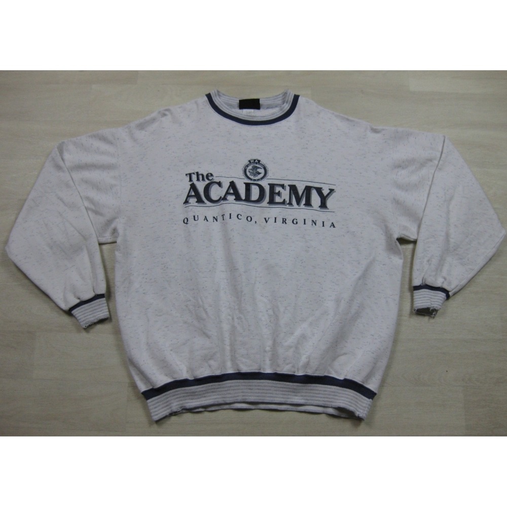 Vintage 90s FBI Academy Crewneck Sweatshirt Men's (XL) Quantico Virginia USA